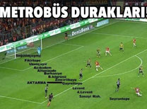 Galatasaray - Fenerbahçe derbisinde paylaşılan capsler