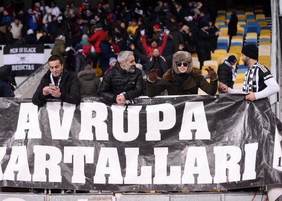Dinamo Kiev -Beşiktaş foto galerisi