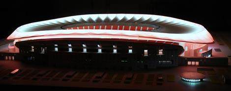 Atletico Madrid'in yeni stadı Wanda Metropolitano'da sona yaklaşıldı...