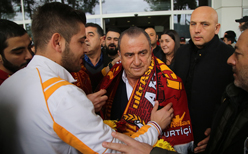 Galatasaray'a Antalya'da coşkulu karşılama