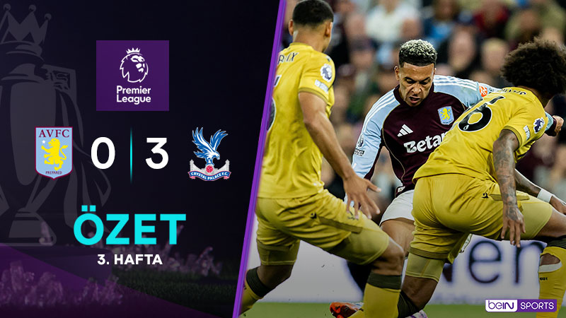 Aston Villa 0-3 Crystal Palace Maç Özeti