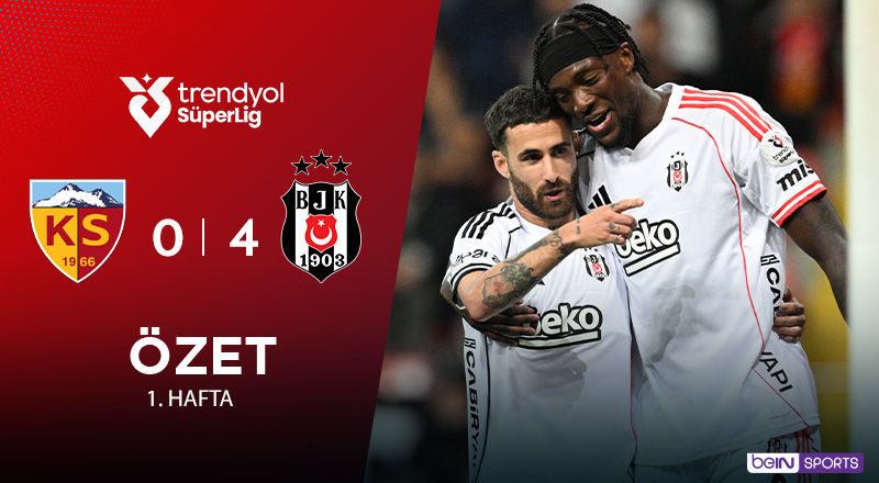 Zecorner Kayserispor 0-4 Beşiktaş Maç Özeti
