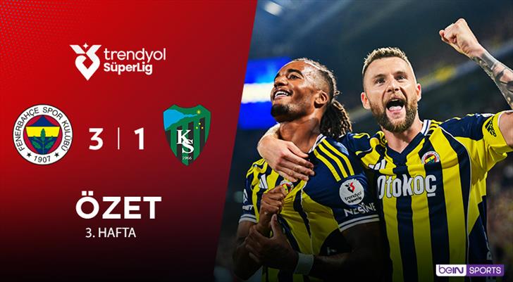 Fenerbahçe 3-1 Kocaelispor Maç Özeti