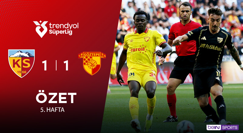 Zecorner Kayserispor 1-1 Göztepe Maç Özeti