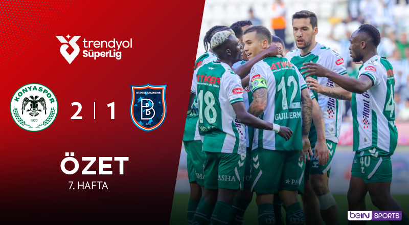 Tümosan Konyaspor 2-1 Rams Başakşehir Maç Özeti
