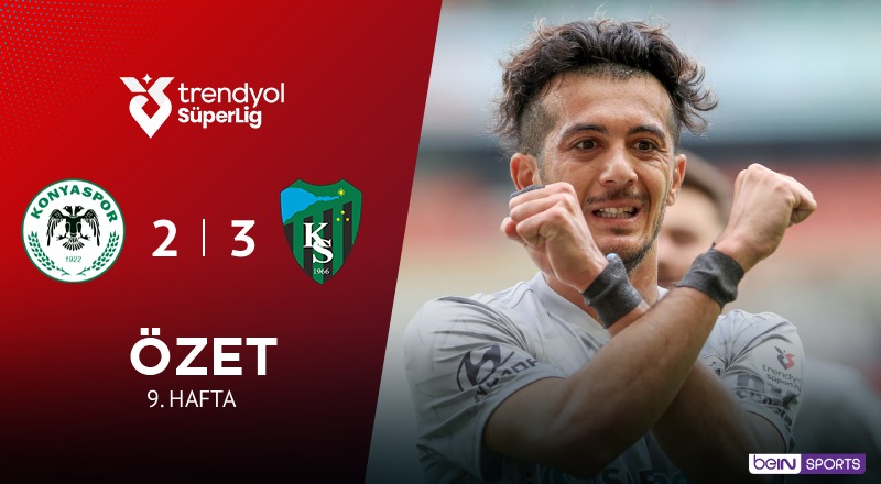 Tümosan Konyaspor 2-3 Kocaelispor Maç Özeti