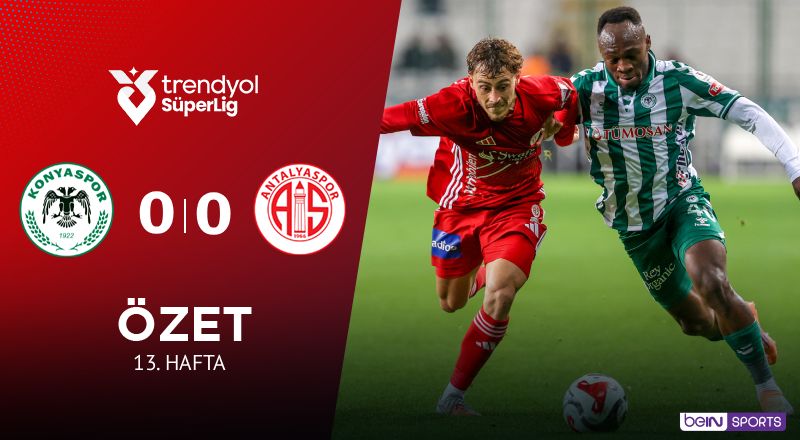 Tümosan Konyaspor 0-0 Hesap.com Antalyaspor Maç Özeti