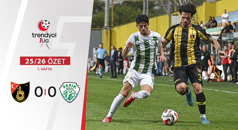 İstanbulspor 0-0 Serik Spor Futbol A.Ş. Maç Özeti