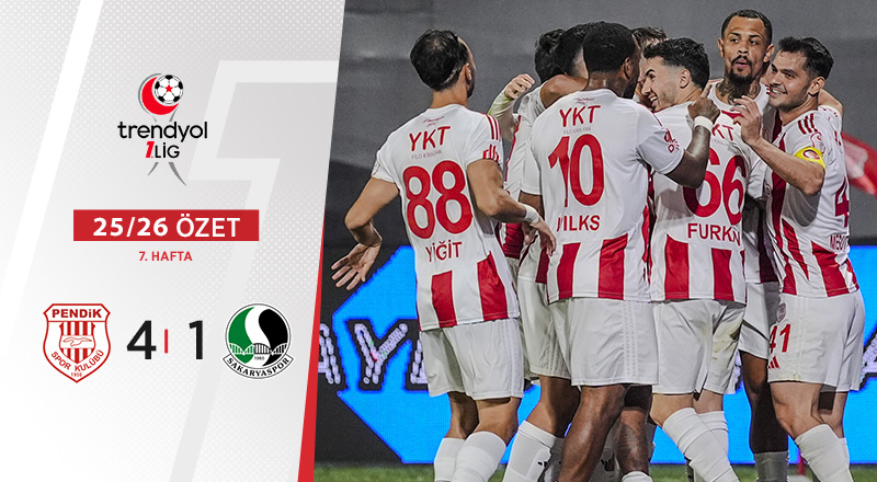 Atko Grup Pendikspor 4-1 Sakaryaspor Maç Özeti