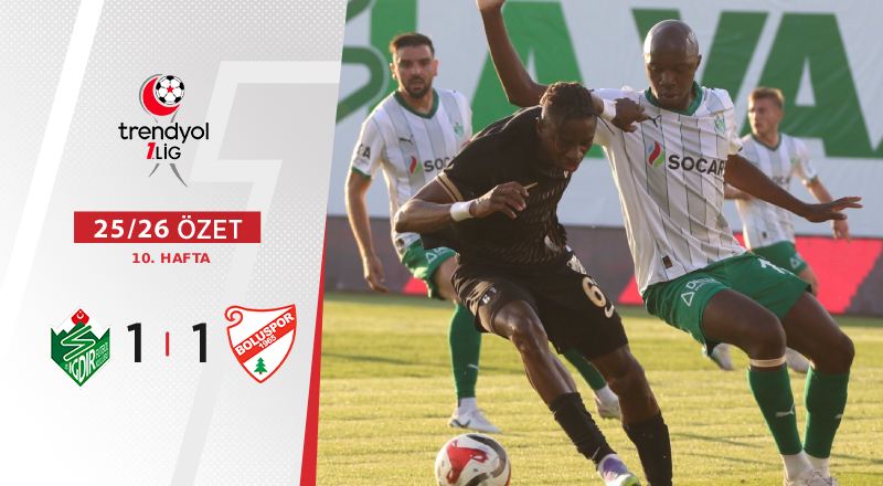 Alagöz Holding Iğdır FK 1-1 Boluspor  Maç Özeti