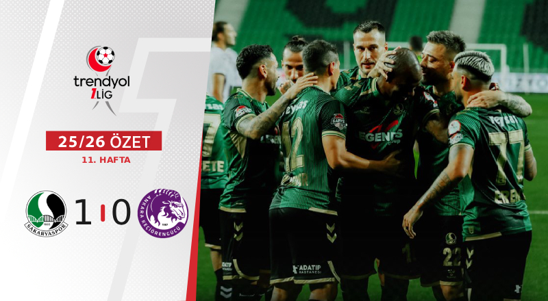 Sakaryaspor 1-0 Emre Gökdemir İnşaat Ankara Keçiörengücü Maç Özeti