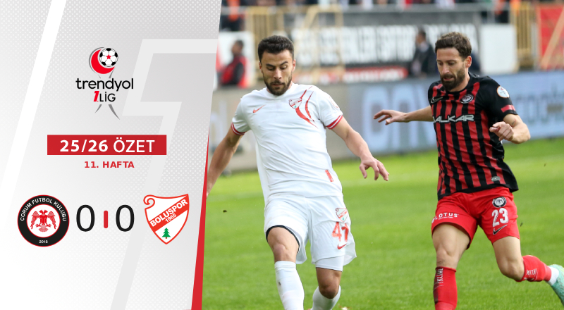 Arca Çorum FK 0-0 Boluspor  Maç Özeti