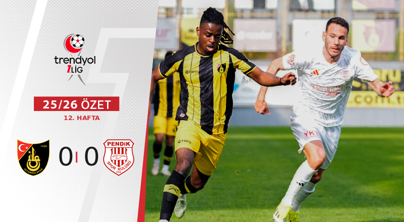 İstanbulspor 0-0 Atko Grup Pendikspor Maç Özeti