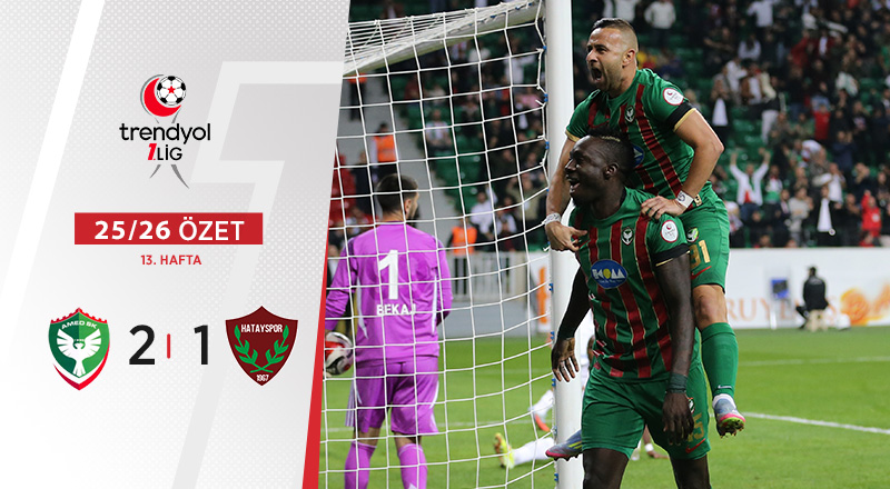 Amed Sportif Faaliyetler 2-1 Atakaş Hatayspor Maç Özeti