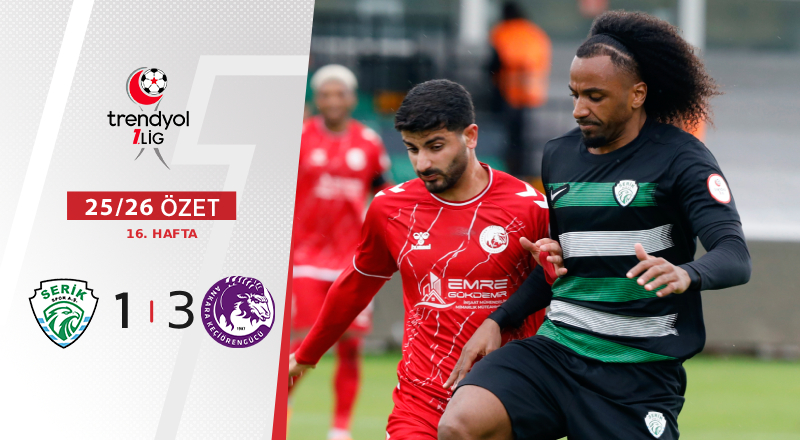 Serik Spor Futbol A.Ş. 1-3 Emre Gökdemir İnşaat Ankara Keçiörengücü Maç Özeti