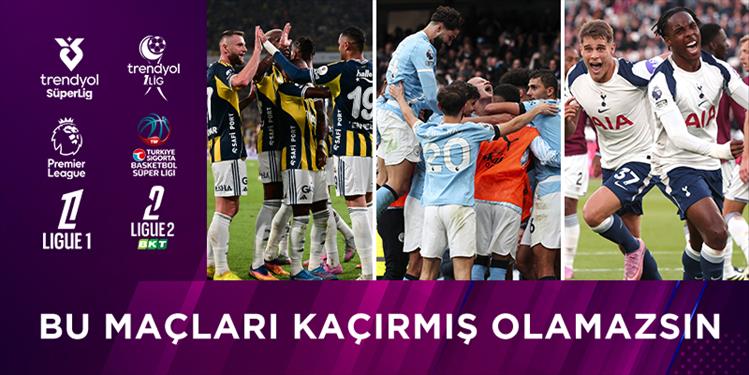 Haftaya damga vuran 10 maç burada!
